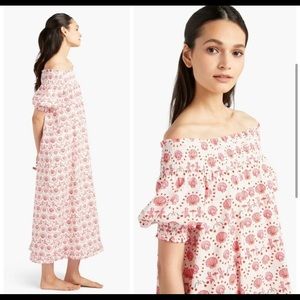 Hill House The Caroline Nap Dress in Mermaid - Discontinued Print - NWT Size L